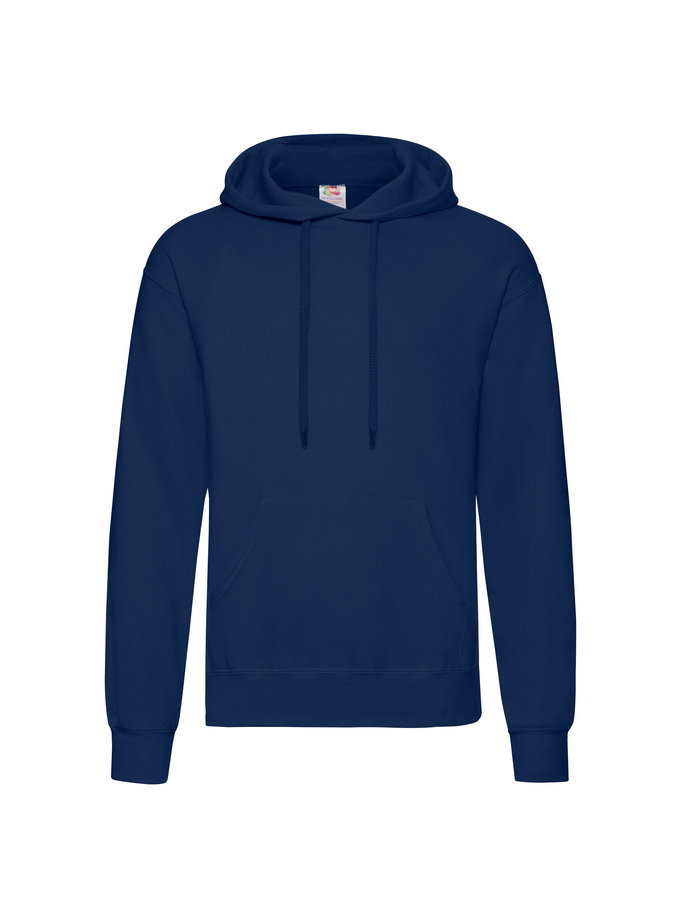 Classic Hooded Sweat Blue Medium
